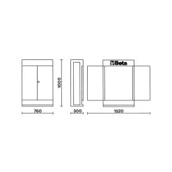 BETA Armoire CargoEvolution 147 Outils 5300VG - 053000025 -BESSEY shop beta armoire cargoevolution 147 outils 5300vg 053000025 3