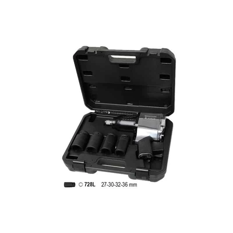 BETA Clé à Chocs Réversible + 4 Douilles - 1928 K4 - 019280104 1 BETA Clé à Chocs Réversible + 4 Douilles - 1928 K4 - 019280104