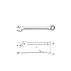 BETA Clé Plate Mixte 12 Pans - 42