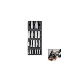 BETA Lot De 17 Douilles En Plateau - 2424 T103 - 024240103