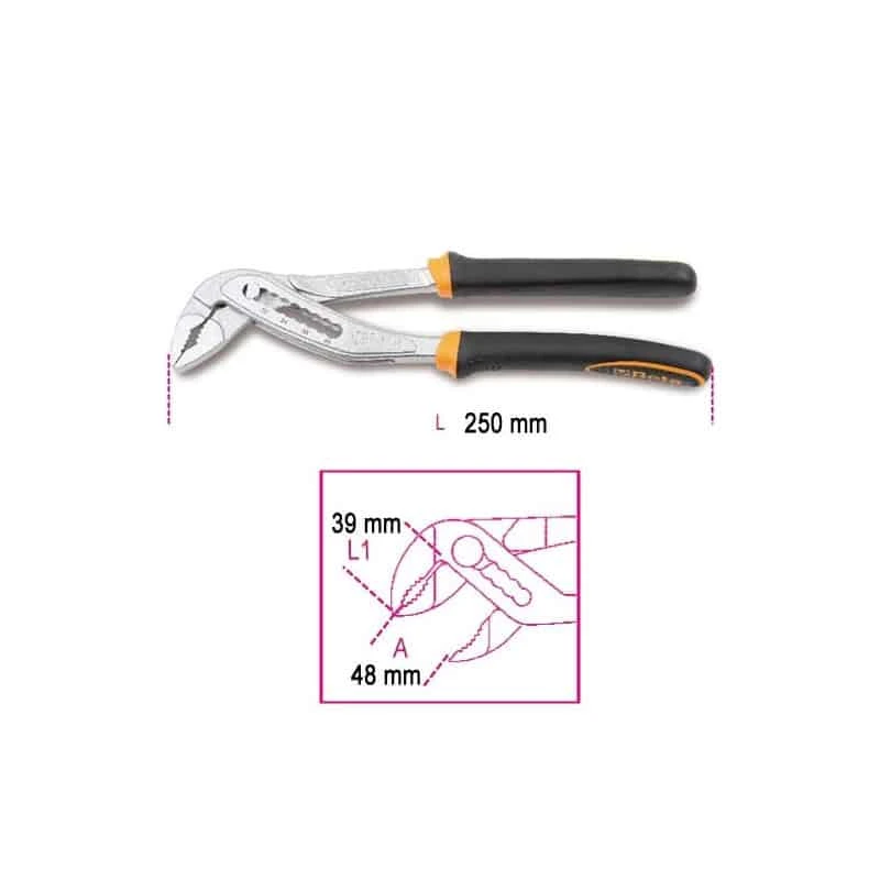 BETA Pince Multiprise Entrepassée - 1048BM - 010480215 1 BETA Pince Multiprise Entrepassée - 1048BM - 010480215