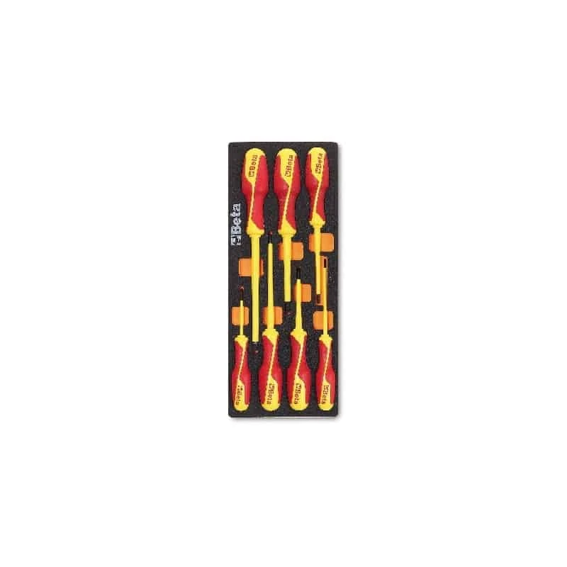 BETA Plateau Thermoformé Souple 7 Tournevis Isolé 1000V - M226 - 024500226 1 BETA Plateau Thermoformé Souple 7 Tournevis Isolé 1000V - M226 - 024500226