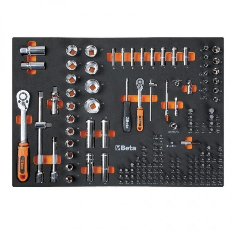 BETA Servante C24EH/7-N + Compo De 218 Outils En Plateau - ZFR024EH1 2 BETA Servante C24EH/7-N + Compo De 218 Outils En Plateau - ZFR024EH1 – Image 2