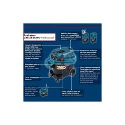 BOSCH Aspirateur Classe M 35L 1200 W- GAS35M AFC - 06019C31W0 -BESSEY shop bosch aspirateur classe m 35l 1200 w gas35m afc 06019c31w0 3