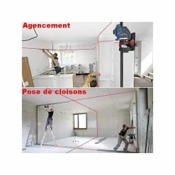 BOSCH Laser Auto 3 Plans Portée 30 M GLL3-80 (coffret) - 0601063S00 -BESSEY shop bosch laser auto 3 plans portee 30 m gll3 80 coffret 0601063s00 2