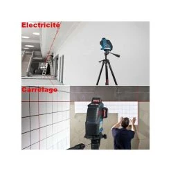 BOSCH Laser Auto 3 Plans Portée 30 M GLL3-80 (coffret) - 0601063S00 -BESSEY shop bosch laser auto 3 plans portee 30 m gll3 80 coffret 0601063s00 3