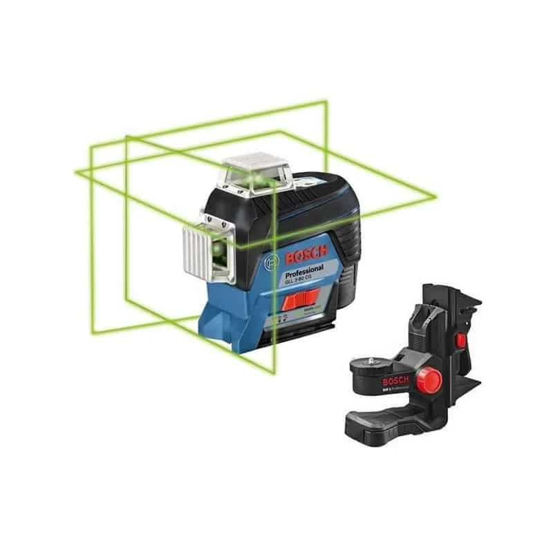 BOSCH Laser Lignes Auto 3 Plans Vert 40m GLL3-80CG + BM1plus - 0601063T00 1 BOSCH Laser Lignes Auto 3 Plans Vert 40m GLL3-80CG + BM1plus - 0601063T00