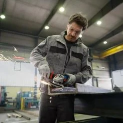 BOSCH Meuleuse 125 Mm 1400W + Var. GWS14-125S - 06017D0100 -BESSEY shop bosch meuleuse 125 mm 1400w var gws14 125s 06017d0100 2