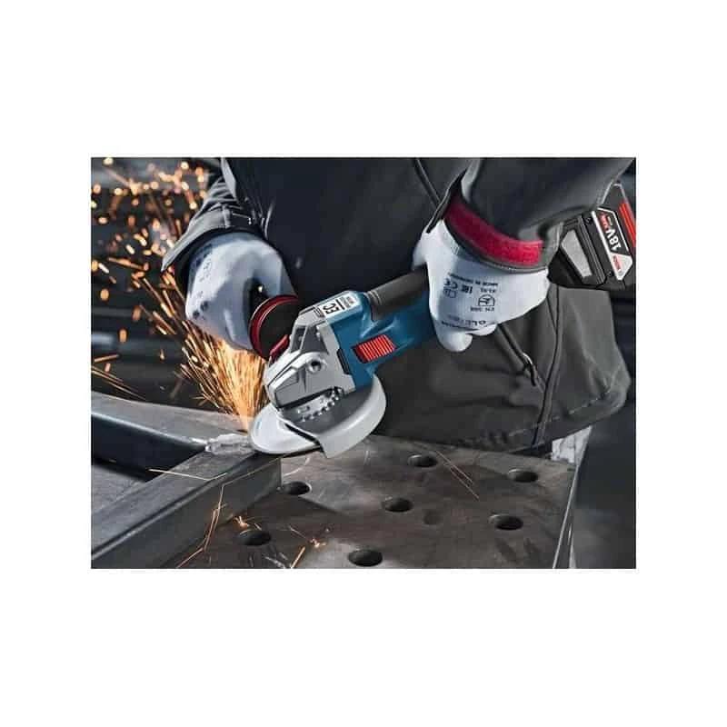BOSCH Meuleuse 125mm 18V 5Ah Connectable GWS18V-10C – 06019G310D 2 BOSCH Meuleuse 125mm 18V 5Ah Connectable GWS18V-10C – 06019G310D – Image 2
