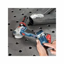 BOSCH Meuleuse 125mm 18V Connectée GWS18V-10SC - 06019G340B (solo) -BESSEY shop bosch meuleuse 125mm 18v solo connectee gws18v 125sc 06019g3400 3