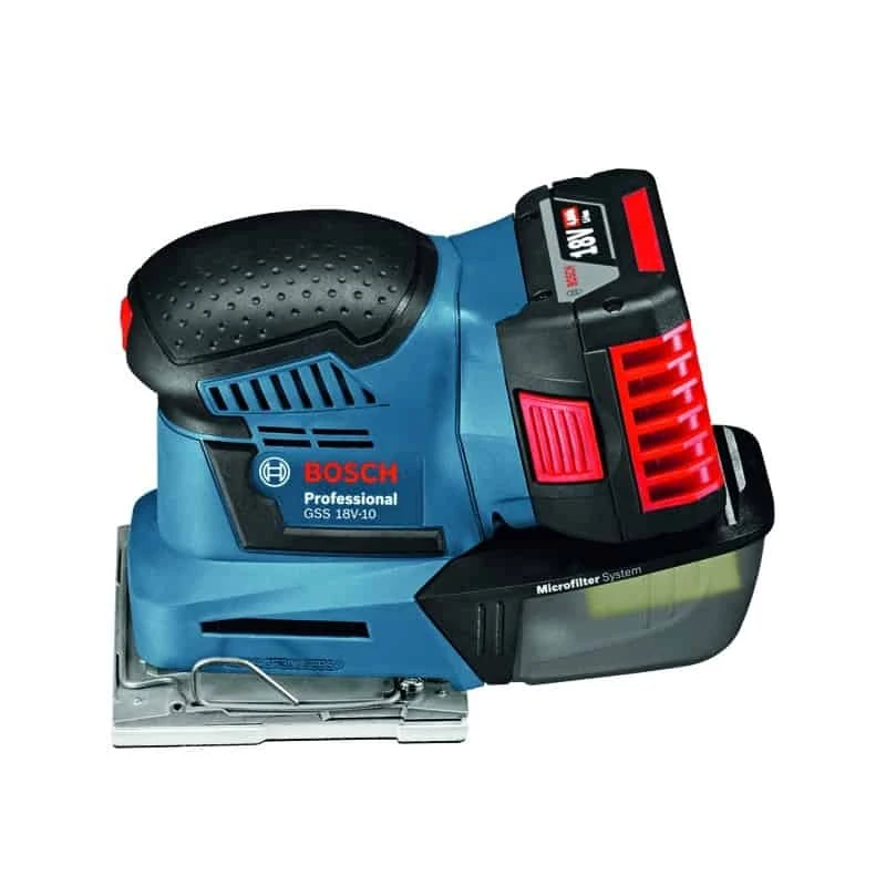 BOSCH Ponceuse Vibrante 18V 5Ah - GSS18V-10 - 06019D0201 1 BOSCH Ponceuse Vibrante 18V 5Ah - GSS18V-10 - 06019D0201