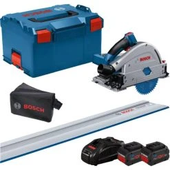 BOSCH Scie Plongeante 140mm 18V 5.5Ah GKT18V-52GC + Rail - 0615990M0A