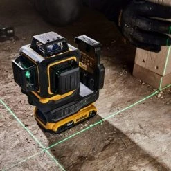 DEWALT Laser Multilignes Vert 3x360° 18V 2Ah - DCLE34031D1-QW -BESSEY shop dewalt laser multilignes vert 3x360 18v 2ah dcle34031d1 qw 4