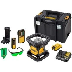DEWALT Laser Rotatif Double Pente 18V 2Ah Vert - DCE079D1G-QW