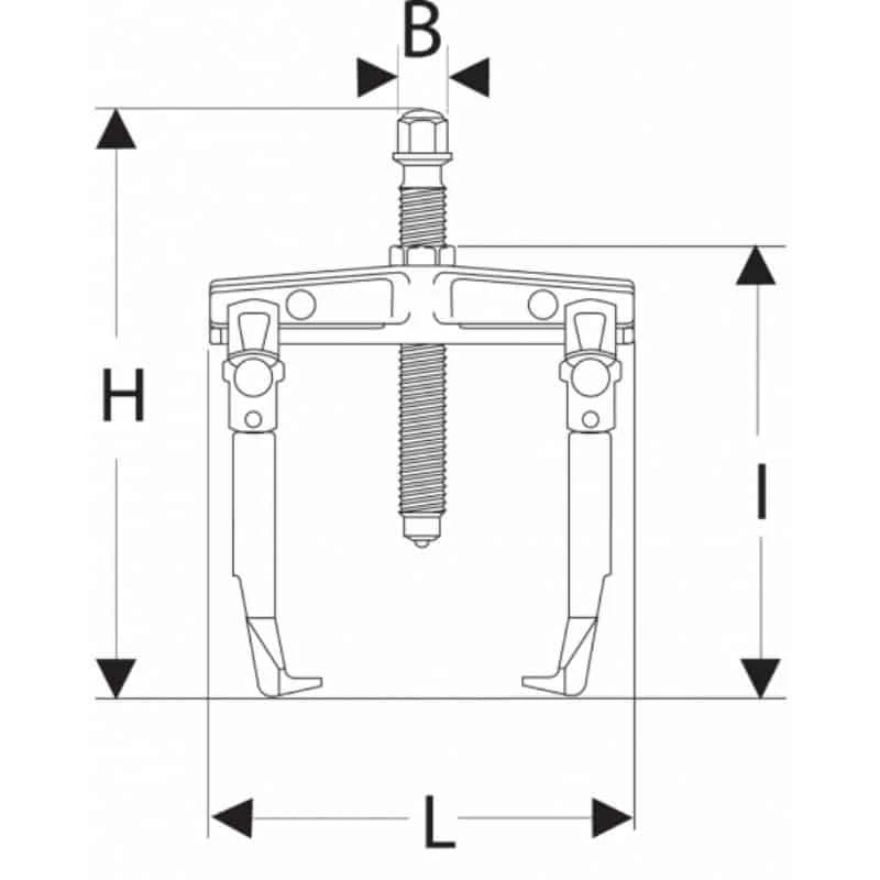 Expert By Facom EXPERT Extracteur 2 Griffes 3 Expert By Facom EXPERT Extracteur 2 Griffes â Image 3