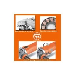 FEIN Meuleuse Ø 125 Mm 1 200 W - WSG12-125P - 72217560000 5 FEIN Meuleuse Ø 125 Mm 1 200 W - WSG12-125P - 72217560000 -BESSEY shop fein meuleuse o 125 mm 1 200 w wsg12 125p 72217560000 2
