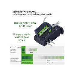 FESTOOL Scie Sauteuse CARVEX 18V 5.2Ah PSBC 420 Li 5,2 EBI-Plus - 575679 -BESSEY shop festool scie sauteuse carvex 18v 52ah psbc 420 li 52 ebi plus 575679 4