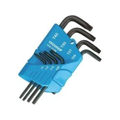 GEDORE Lot De 9 Clés Mâles 6 Pans Coudés Torx - 1531425