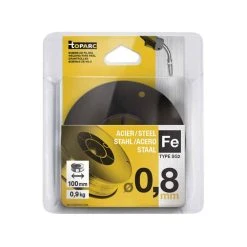 GYS Fil Mag Acier Ø0,8 - Bobine Plastique S100 0,9Kg - Er70S-6 /G3Si1