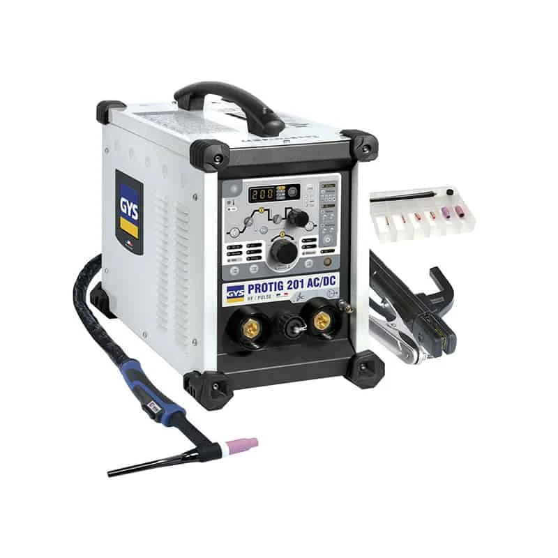 GYS Poste à Souder PROTIG 201 AC/DC Avec Accessoires - 063945 1 GYS Poste à Souder PROTIG 201 AC/DC Avec Accessoires - 063945