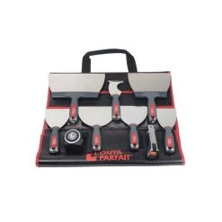 L'OUTIL PARFAIT - Trousse 9 Outils Plaquiste & Enduiseur Alu-choc' - 80426
