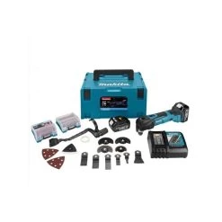 MAKITA Découpeur Ponceur Multifonctions 18V 4Ah + Acc. - DTM51RMJX3