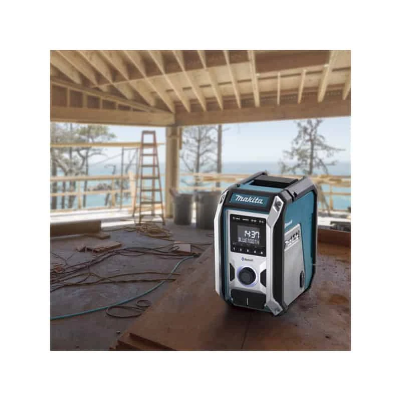 MAKITA Radio De Chantier Bluetooth 10.8V à 18V Solo - DMR114 2 MAKITA Radio De Chantier Bluetooth 10.8V à 18V Solo - DMR114 – Image 2