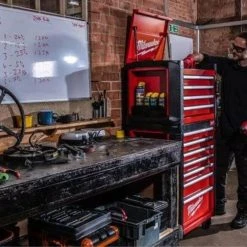 MILWAUKEE Coffre Supérieur Pour Servante 78cm 4 Tiroirs - 4932478850 -BESSEY shop milwaukee coffre superieur pour servante 78cm 4 tiroirs 4932478850 2