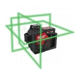 MILWAUKEE Laser 3 Lignes Vert 12V 4Ah - M12 3PL-401C - 4933478102 -BESSEY shop milwaukee laser 3 lignes vert 12v 4ah m12 3pl 401c 4933478102 2