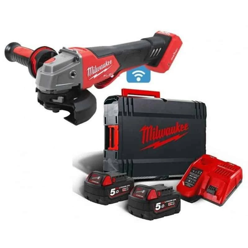 MILWAUKEE Meuleuse 125mm 18V 5Ah M18 OneFSAG125XPDB-502X - 4933478435 1 MILWAUKEE Meuleuse 125mm 18V 5Ah M18 OneFSAG125XPDB-502X - 4933478435