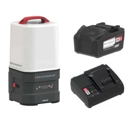 SCANGRIP Lampe De Travail 360º 10 000 Lumens 5.2 Ah AREA 10 CAS - 03.6132