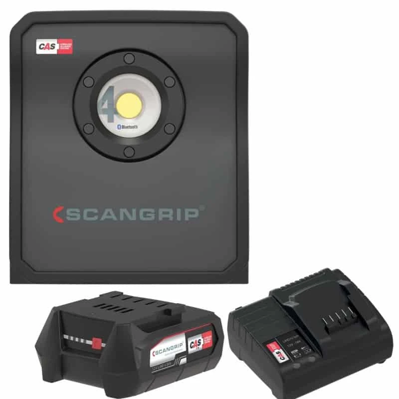 SCANGRIP Projecteur 4000 Lumens Bluetooth 4Ah NOVA 4 CAS - 03.6130 1 SCANGRIP Projecteur 4000 Lumens Bluetooth 4Ah NOVA 4 CAS - 03.6130