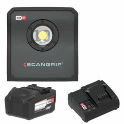 SCANGRIP Projecteur Bluetooth 10 000 Lumens 5.2Ah NOVA 10 CAS - 03.6131