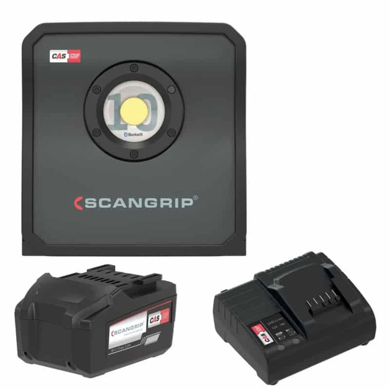 SCANGRIP Projecteur Bluetooth 10 000 Lumens 5.2Ah NOVA 10 CAS - 03.6131 1 SCANGRIP Projecteur Bluetooth 10 000 Lumens 5.2Ah NOVA 10 CAS - 03.6131
