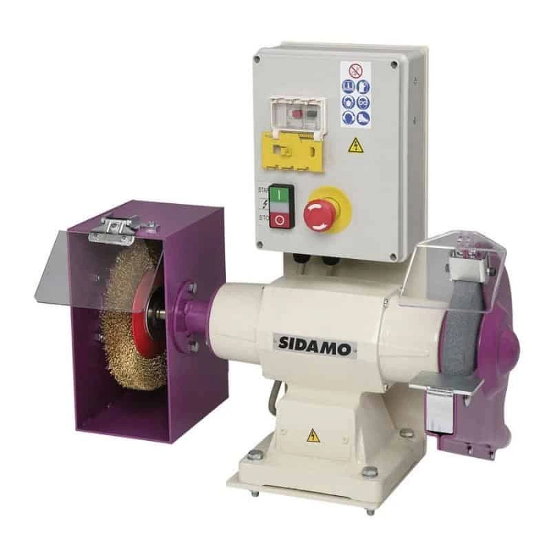 SIDAMO Touret à Meuler 134 Fr M-B/D.200/400V Avec Frein - 20113035 1 SIDAMO Touret à Meuler 134 Fr M-B/D.200/400V Avec Frein - 20113035