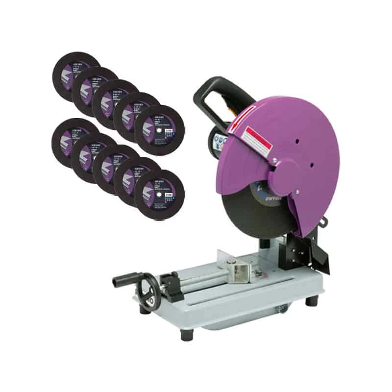 SIDAMO Tronçonneuse MCS 350A + 10 Disques Abrasifs 1 SIDAMO Tronçonneuse MCS 350A + 10 Disques Abrasifs