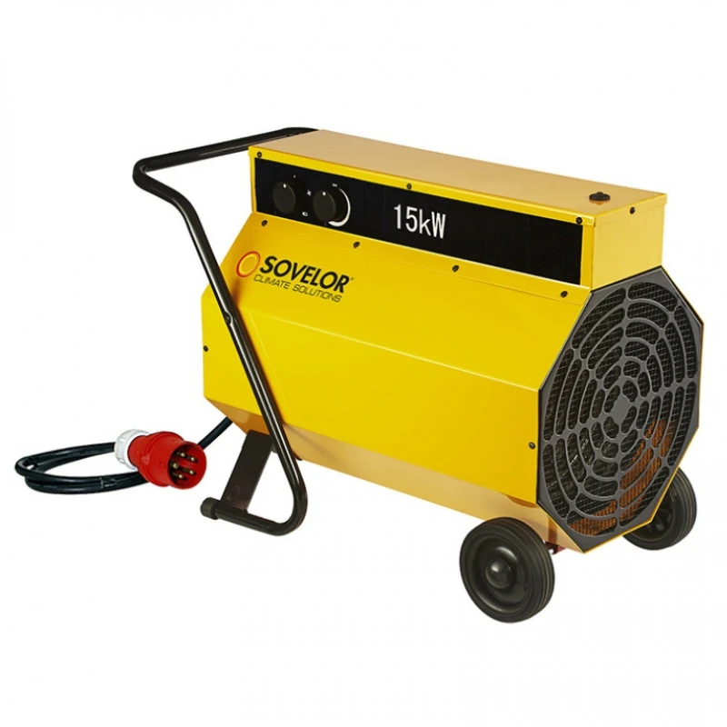 SOVELOR Chauffage électrique Portable Air Pulsé Triph. 15Kw - C15 1 SOVELOR Chauffage électrique Portable Air Pulsé Triph. 15Kw - C15
