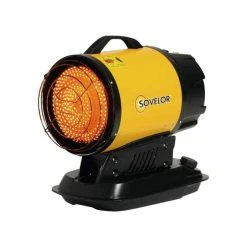 SOVELOR Chauffage Fuel Rayonnant Infrarouge Mobile 17Kw - MINISUN