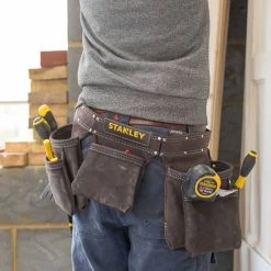 STANLEY Ceinture Porte-outils En Cuir - STST1-80113 -BESSEY shop stanley ceinture porte outils en cuir stst1 80113 3