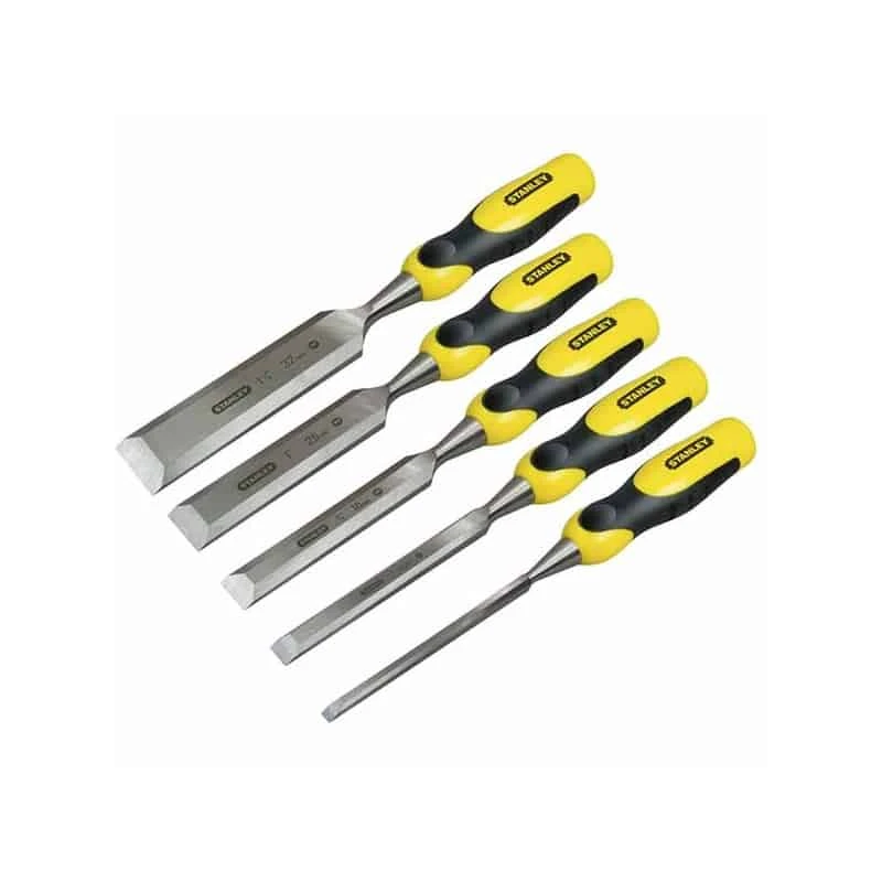 STANLEY Coffret 5 Ciseaux à Bois Manche Bi-matière - 2-16-888 2 STANLEY Coffret 5 Ciseaux à Bois Manche Bi-matière - 2-16-888 – Image 2