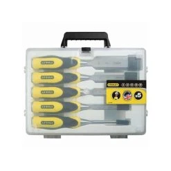 STANLEY Coffret 5 Ciseaux à Bois Manche Bi-matière - 2-16-888 5 STANLEY Coffret 5 Ciseaux à Bois Manche Bi-matière - 2-16-888 -BESSEY shop stanley coffret 5 ciseaux a bois manche bi matiere 2 16 888 2