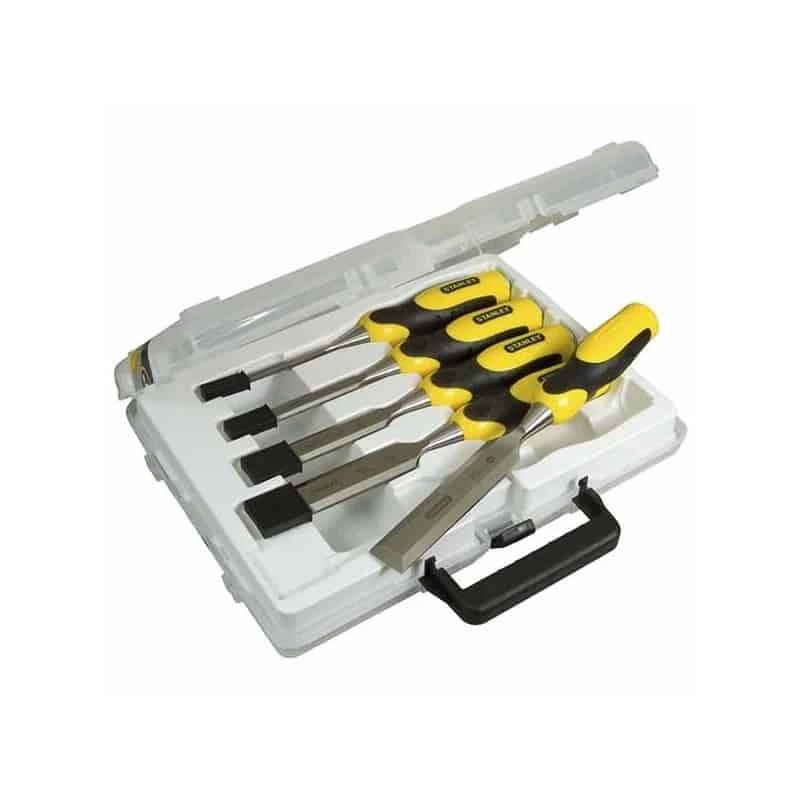 STANLEY Coffret 5 Ciseaux à Bois Manche Bi-matière - 2-16-888 1 STANLEY Coffret 5 Ciseaux à Bois Manche Bi-matière - 2-16-888