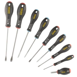 STANLEY Set De 9 Tournevis Elec + Meca + Pozi Fatmax - FMHT65424-0