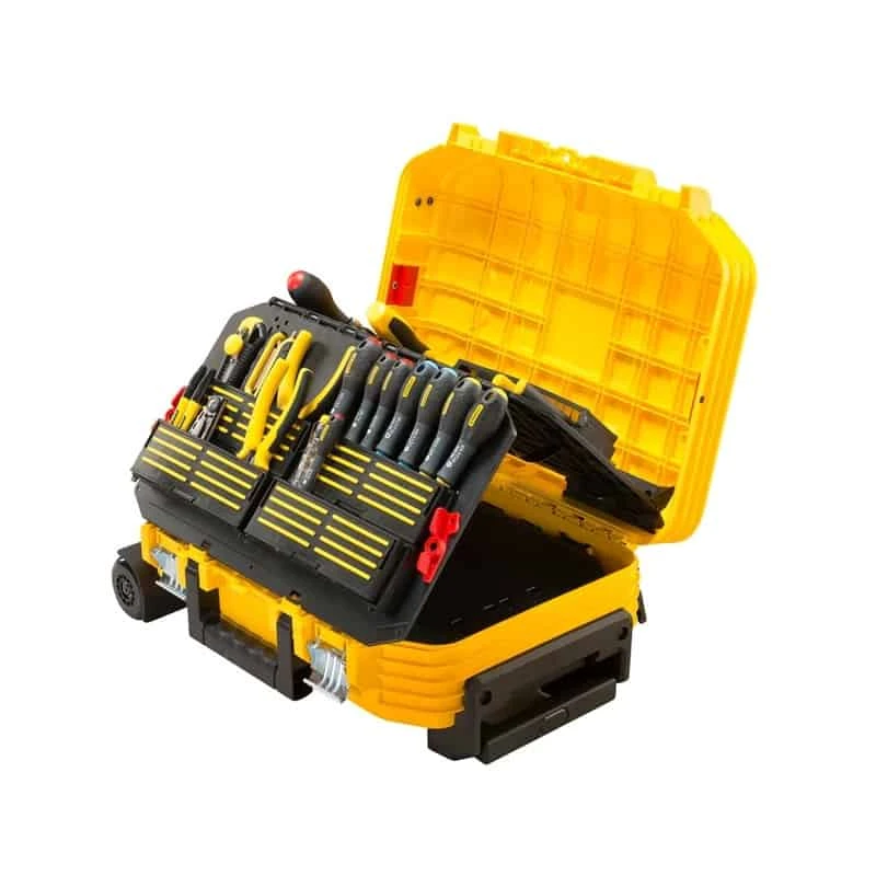 STANLEY Valise à Roulette Avec 100 Outils - FMST1-75530 1 STANLEY Valise à Roulette Avec 100 Outils - FMST1-75530