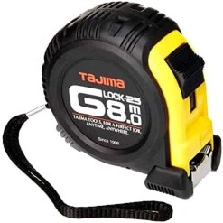 TAJIMA Mètre Ruban 25mm G-Lock - 5, 8 Ou 10m