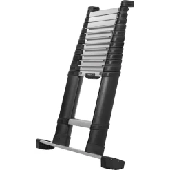 TELESTEPS Echelle Télescopique 4.10m Prime +barre Stab.+ 2 Pieds Secu